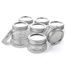 Mini Mason Jars 4 oz Round Candy Jelly Canning Glass Storage Jars With Metal Screw Lids